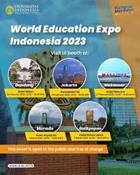 Temui dan Dapatkan Info Detail Tentang UI pada World Education Expo 2023 Di Medan, Jakarta, Surabaya, dan Denpasar